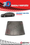 Peugeot 508 STW 2010-2018 3D Bagaj Havuzu Bizymo