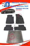 Peugeot 508 Stw 2010-2018 Havuzlu Paspas ve Bagaj Seti Bizymo