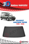 Peugeot Partner Tepee 1999-2008 3D Bagaj Havuzu Bizymo