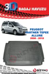 Peugeot Partner Tepee Allure 2008-2018 3D Bagaj Havuzu Bizymo