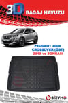 Peugeot Yeni 2008 2019+ 3D Üst Bagaj Havuzu Bizymo