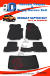 Renault Captur Suv 2013 Ve Sonrası Paspas Ve Bagaj Havuzu Seti