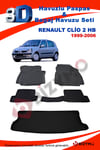 Renault Clio 2 Hb 1999-2006 Havuzlu Paspas ve Bagaj Seti Bizymo