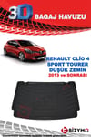 Renault Clio 4 Sport Tourer Düşük 2013 Ve Sonrası 3D Bagaj Havuzu Bizymo
