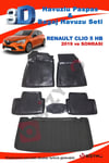 Renault Clio 5 Hb 2019 Ve Sonrası Paspas Ve Bagaj Havuzu Seti