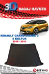 Renault Grand Scenic 3 (5 Koltuk) 2010-2011 3D Bagaj Havuzu Bizymo