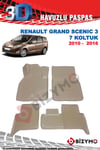 Renault Grand Scenic 3 (7 Koltuk) 2010-2016 3D Bej Paspas Takımı