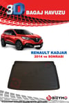 Renault Kadjar Suv 2014 Ve Sonrası 3D Bagaj Havuzu Bizymo