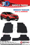 Renault Kadjar Suv 2014 Ve Sonrası 3D Paspas Takımı Bizymo