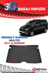 Renault Kangoo Multix Combi 2017 Ve Sonrası 3D Bagaj Havuzu Bizymo