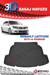 Renault Latitude Sedan 2010 Ve Sonrası 3D Bagaj Havuzu Bizymo