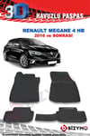 Renault Megane 4 Hb 2016 Ve Sonrası 3D Paspas Takımı Bizymo