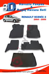 Renault Scenic 2 2004-2009 Paspas Ve Bagaj Havuzu Seti