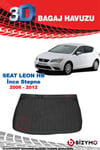 Seat Leon Hb İnce Stepne 2006-2012 3D Bagaj Havuzu Bizymo