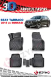 Seat Tarraco 2018 Sonrası 3D Havuzlu Paspas Bizymo