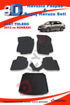Seat Toledo Sedan 2013 Ve Sonrası Paspas Ve Bagaj Havuzu Seti