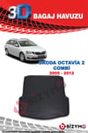 Skoda Octavia 2 Combi Stw 2005-2012 3D Bagaj Havuzu Bizymo