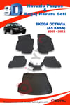 Skoda Octavia A5 2005-2012 Paspas Ve Bagaj Havuzu Seti