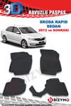 Skoda Rapid Sedan 2013 Ve Sonrası 3D Paspas Takımı Bizymo