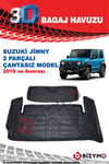 Suzuki Jimny 2 Parçalı (Çantasız Model) 2019+ 3D Bagaj Havuzu Bizymo