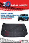 Suzuki Jimny Tek Parça (Çantalı Model) 2019+ 3D Bagaj Havuzu Bizymo