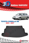 Toyota Corolla Hb 2002-2007 3D Bagaj Havuzu Bizymo