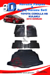 Toyota Corolla HB 2018+ Kulaklı 3D Paspas ve Bagaj Seti Bizymo