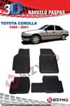 Toyota Corolla (Kedi Göz Kasa) 1999-2001 3D Havuzlu Paspas Bizymo