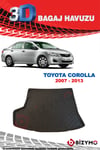Toyota Corolla Sedan 2007-2013 3D Bagaj Havuzu Bizymo