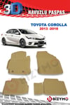 Toyota Corolla Sedan 2013-2018 3D Bej Paspas Takımı Bizymo