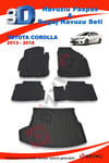 Toyota Corolla Sedan 2013-2018 Paspas Ve Bagaj Havuzu Seti