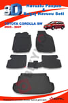 Toyota Corolla Sw 2003-2007 Paspas Ve Bagaj Havuzu Seti