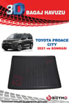 Toyota Proace City 2021+ 3D Bagaj Havuzu Bizymo