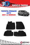 Toyota Proace City 2021+ 3D Havuzlu Paspas Takımı Bizymo