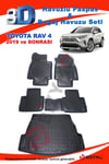 Toyota Rav 4 2019 ve Sonrası 3D Paspas Takımı ve Bagaj Havuzu