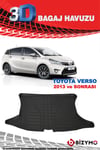 Toyota Verso 2009-2013 3D Bagaj Havuzu Bizymo