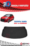 Toyota Yaris Hb 2021 ve Sonrası 3D Bagaj Havuzu Bizymo