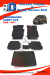 Volkswagen Caddy Life 2008-2011 Paspas Ve Bagaj Havuzu Seti