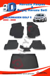 Volkswagen Golf 5 2004-2008 Paspas Ve Bagaj Havuzu Seti