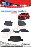 Volkswagen Golf 5 Variant Havuzlu Paspas ve Bagaj Seti Bizymo