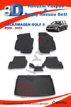 Volkswagen Golf 6 2009-2012 Paspas Ve Bagaj Havuzu Seti