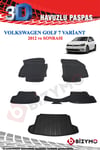 Volkswagen Golf 7 Variant Havuzlu Paspas ve Bagaj Seti Bizymo