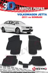 Volkswagen Jetta 2011 Ve Sonrası 3D Paspas Takımı Bizymo