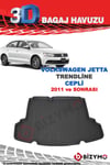 Volkswagen Jetta Trendline Cepli 2011+ 3D Bagaj Havuzu Bizymo