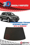 Volkswagen Tiguan Stepneli Üst 2016+ 3D Bagaj Havuzu Bizymo