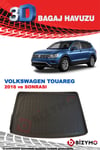 Volkswagen Touareg 2016 ve Sonrası 3D Bagaj Havuzu Bizymo
