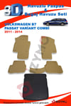 Volkwagen B7 Variant Combi Stw 2011-2014 Bej Paspas + Bagaj Havuzu