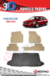 Volvo C30 2006-2012 Bej Havuzlu Paspas ve Bagaj Seti Bizymo