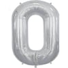 0 Folyo Balon 40' 100 cm-Gümüş