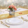 Beyaz Gold Lüks Mika Yuvarlak Tabak 26 cm 6 Adet
